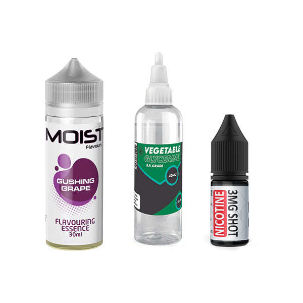 120ml Moist Vape Juice DIY Longfill Kit
