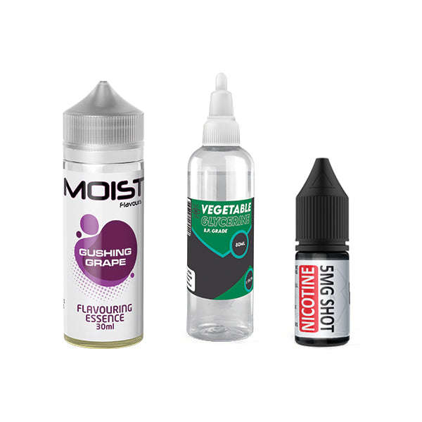 120ml Moist Vape Juice DIY Longfill Kit
