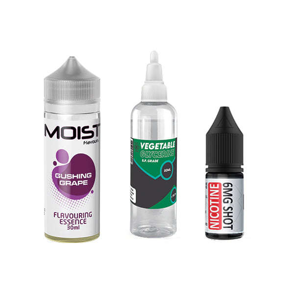 120ml Moist Vape Juice DIY Longfill Kit