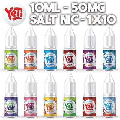 10ml Yeti Nic Salts Vape Juice - 50mg