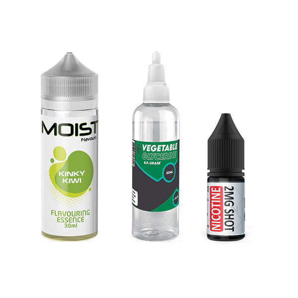 120ml Moist Vape Juice DIY Longfill Kit