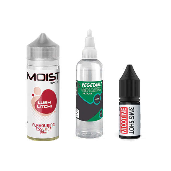 120ml Moist Vape Juice DIY Longfill Kit