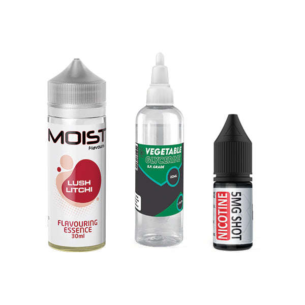 120ml Moist Vape Juice DIY Longfill Kit
