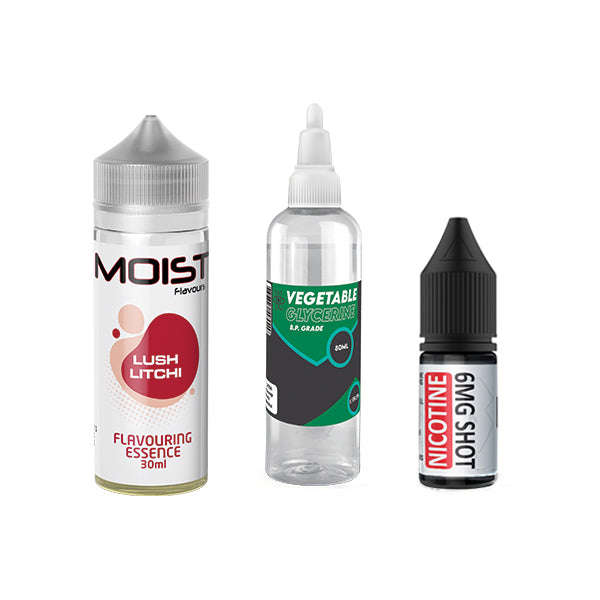 120ml Moist Vape Juice DIY Longfill Kit