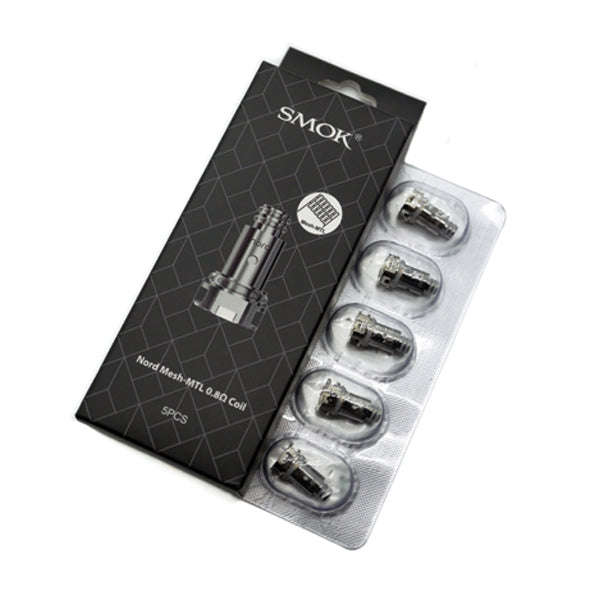 Smok Nord Mesh MTL 0.8ohm Coil  5 Pack