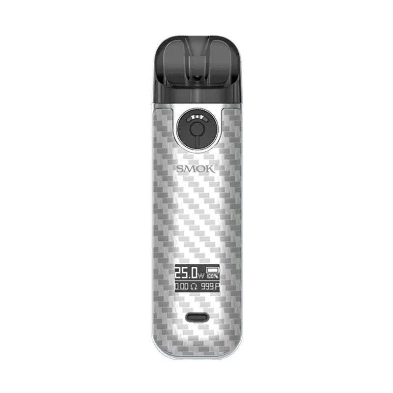 Smok Novo 4 Vape Pod Kit - Silver Carbon Fiber