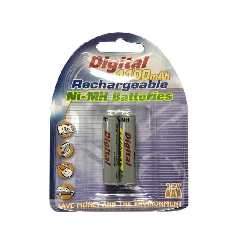 Vanson  AAA 1100mah Rechargeable NI-MH Batteries - 2 Pack