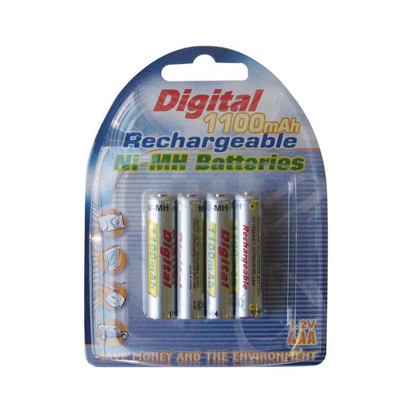 Vanson AAA 1100mah Rechargeable NI-MH Batteries - 4 Pack