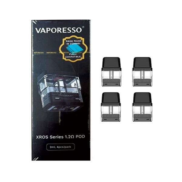Vaporesso XROS Series Replacement 1.2ohm MTL Pods - 4 Piece