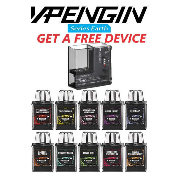 Vapengin Earth 20mg Pods - 2 pack with Battery - Expiry Clearance