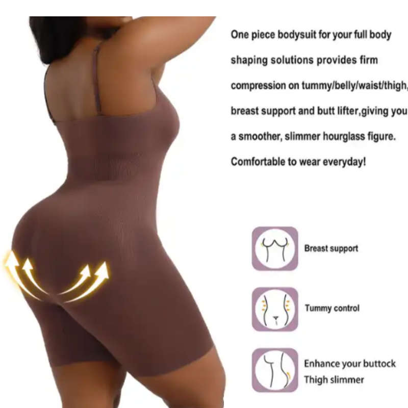 Full Body Shape wear Thigh-Size Coffee, Tummy Control.