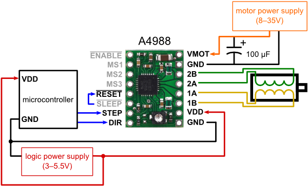 A4988 Stepper Motor Driver