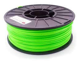 Fluorescent Green ABS 3D Printer Filament 1.75mm 1kg - FlourGreenABS1.75mm