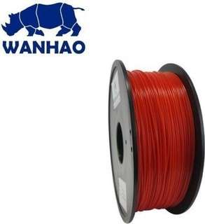 Wanhao Red PLA 3D Printer Filament 1.75mm 1kg