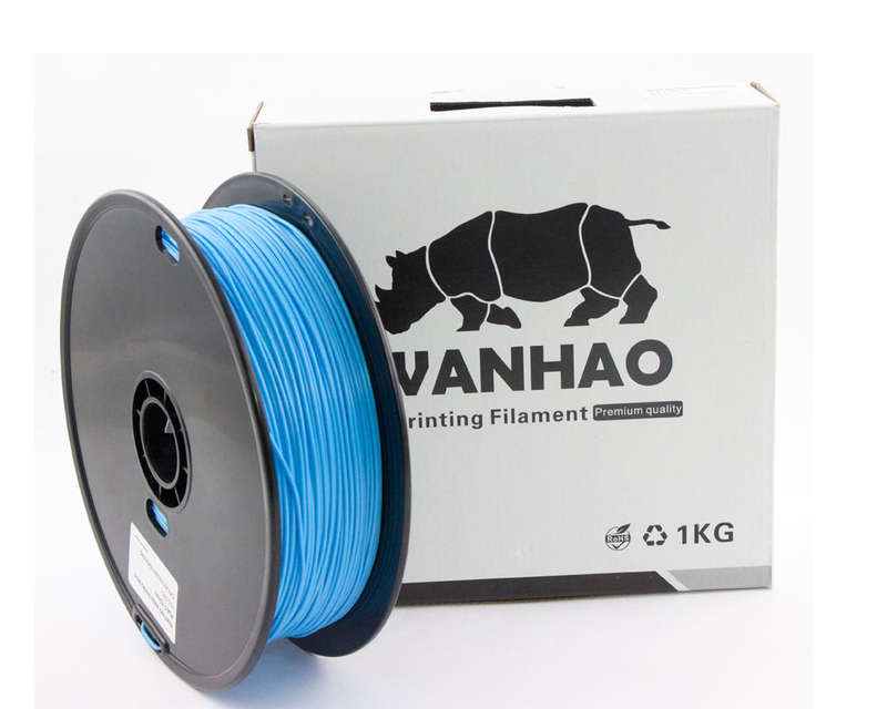 Wanhao Sky Blue PLA 3D Printer Filament 1.75mm 1kg