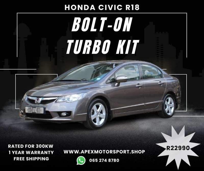 Honda R18 DX/EX Bolt-On Turbo Kit