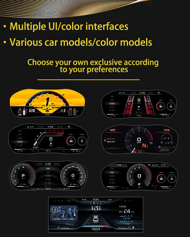 VW Golf MK6 2010 - 2013 Digital Cluster / Dash