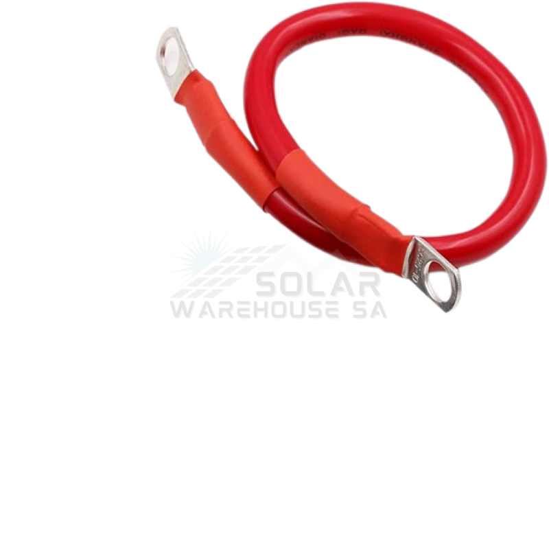 25mm DC Copper Cable for Inverter/Battery Connections with Lugs - Copper