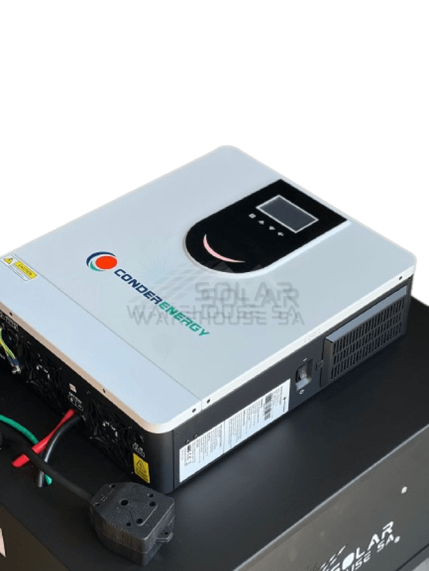 3500VA / 3500W Solar Ready Hybrid Inverter Trolley + 2.71 kWh A-Grade Lithium Battery