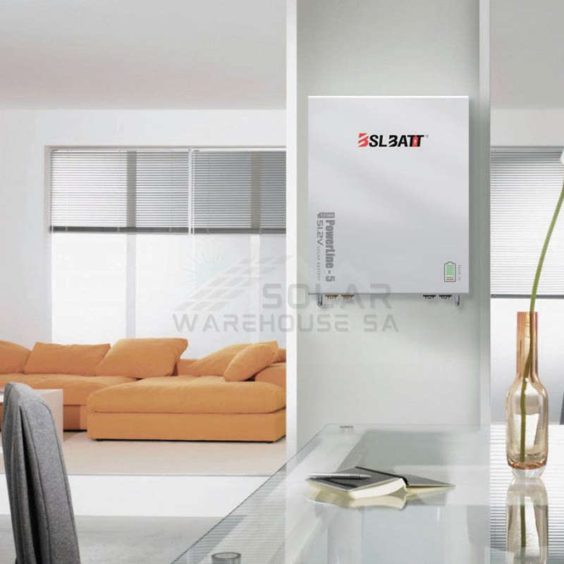 BSL Powerline 5 Lithium Battery - 51.2V 100Ah 5.1KWh LIFePO4 8000 Cycles - 15 YR Warranty
