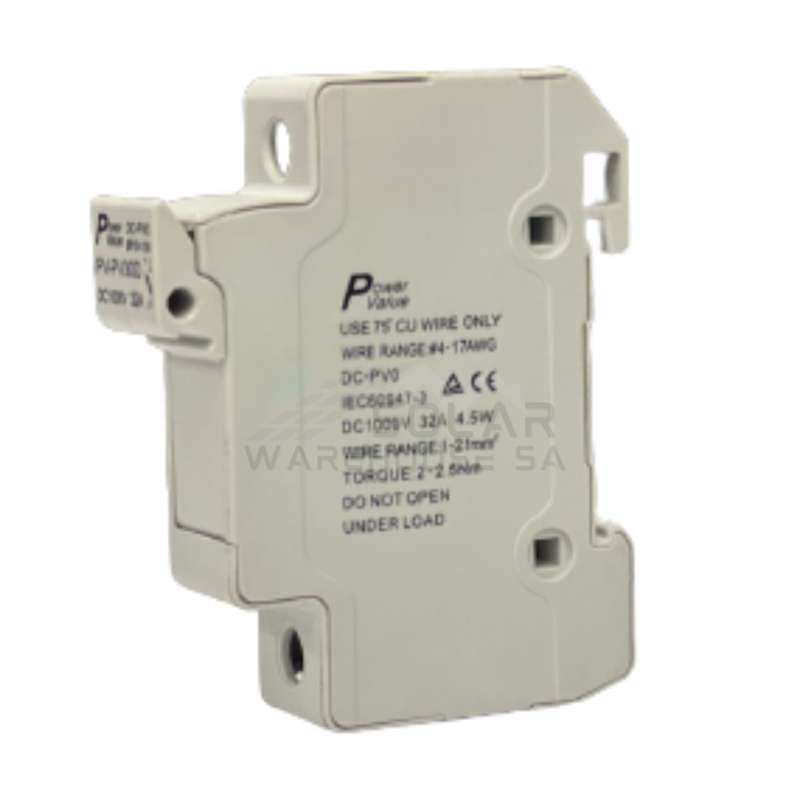DC Fuse & Holder 30A  10 X 38mm (Includes Fuse)