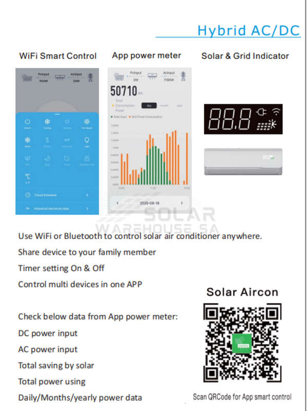 Deye Solar Air Conditioner 18000 BTU