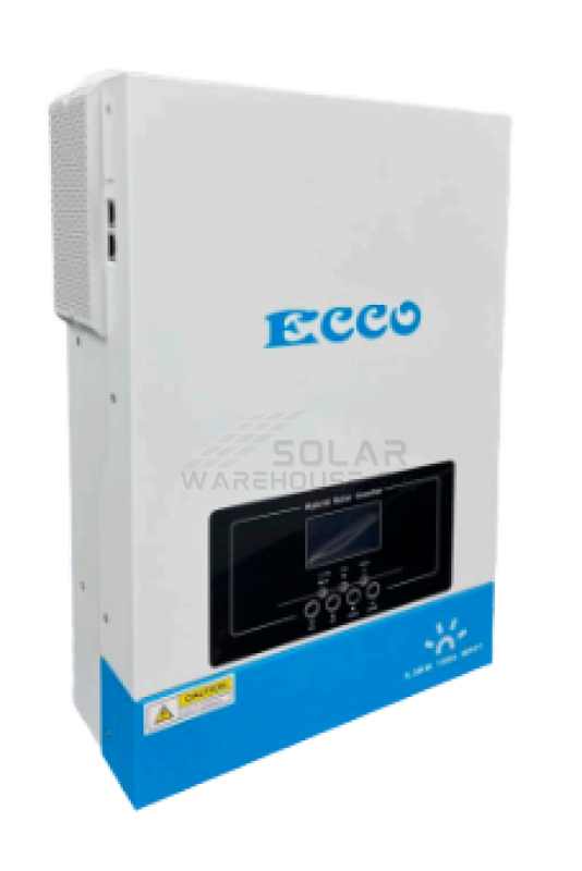 Hybrid Inverter 48V 5.5 KVA 5500W MPPT 100A Inverter Pure Sine Wave - Ecco+Wifi (1st Gen)