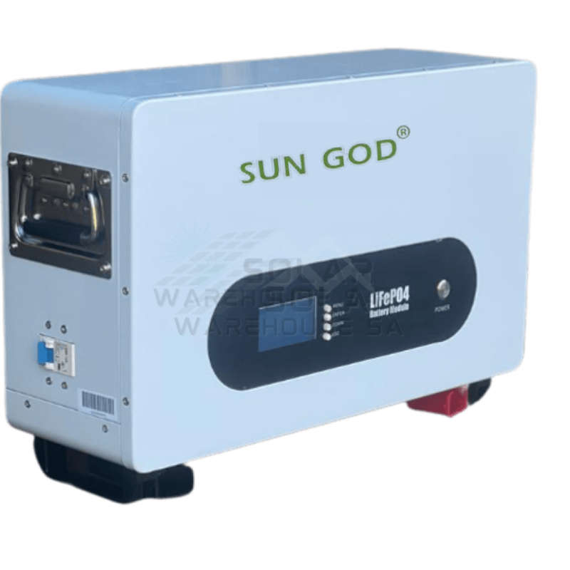 Sungod 51.2V 100AH 5.12 Kwh Lithium ion Battery LifeP04 Battery Pack