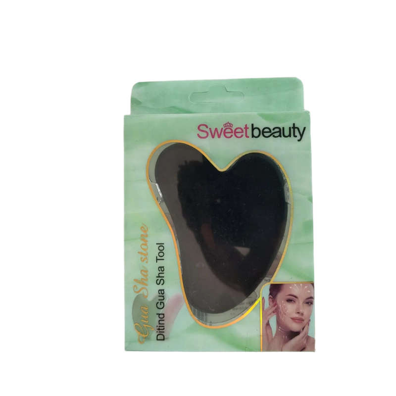Gua Sha Facial Stone - Natural Jade Roller for Skin Tightening & Glow
