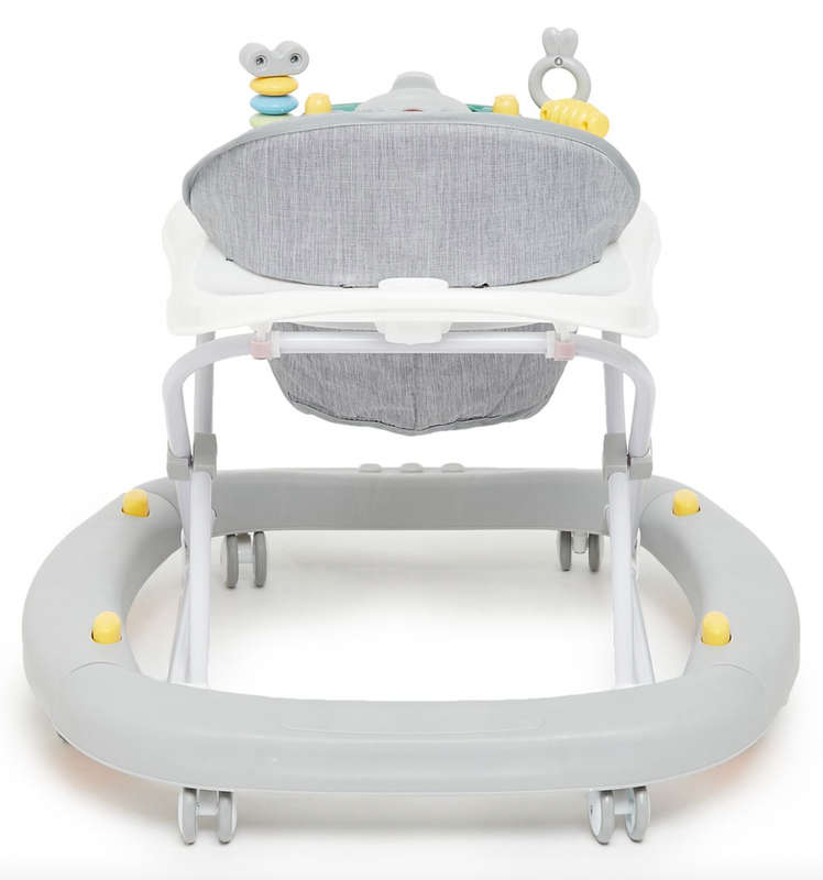 Baby Walker with Lights & Sound - Mint & Grey
