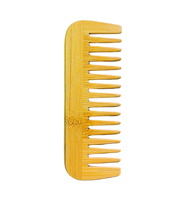 Bamboo Wide-Tooth Comb | Gentle detangling | Eco-Friendly