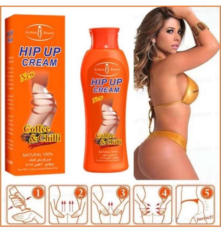 Hip Up Cream, Butt Enlargement - Coffee & Chilli - 200ml.