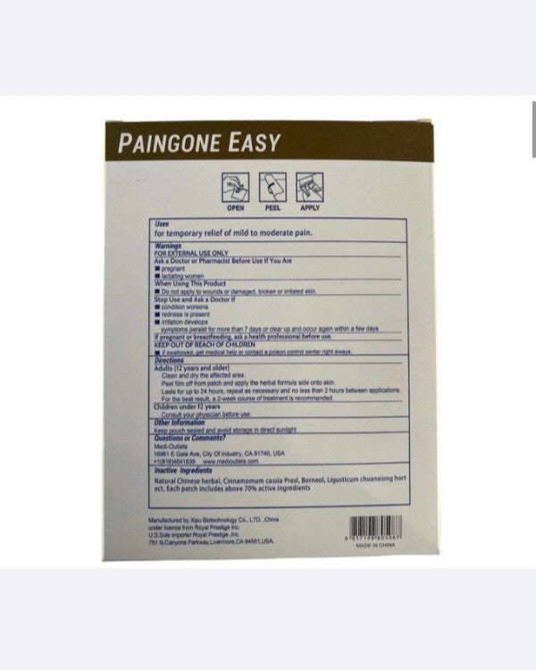 Paingone Easy Pain Relief Patch