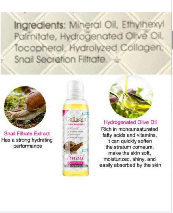 Collagen Snail Mosturizing Oil