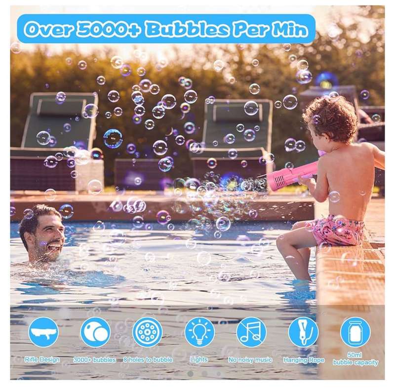 Funny Bubble Gun Machine