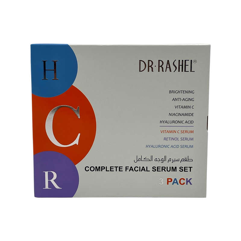 Vitamin C, Hyaluronic Acid & Retinol - Face Serums Set