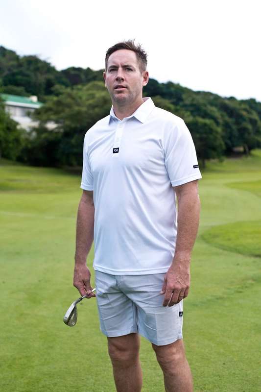 CA Iconic Golf Shirt | White