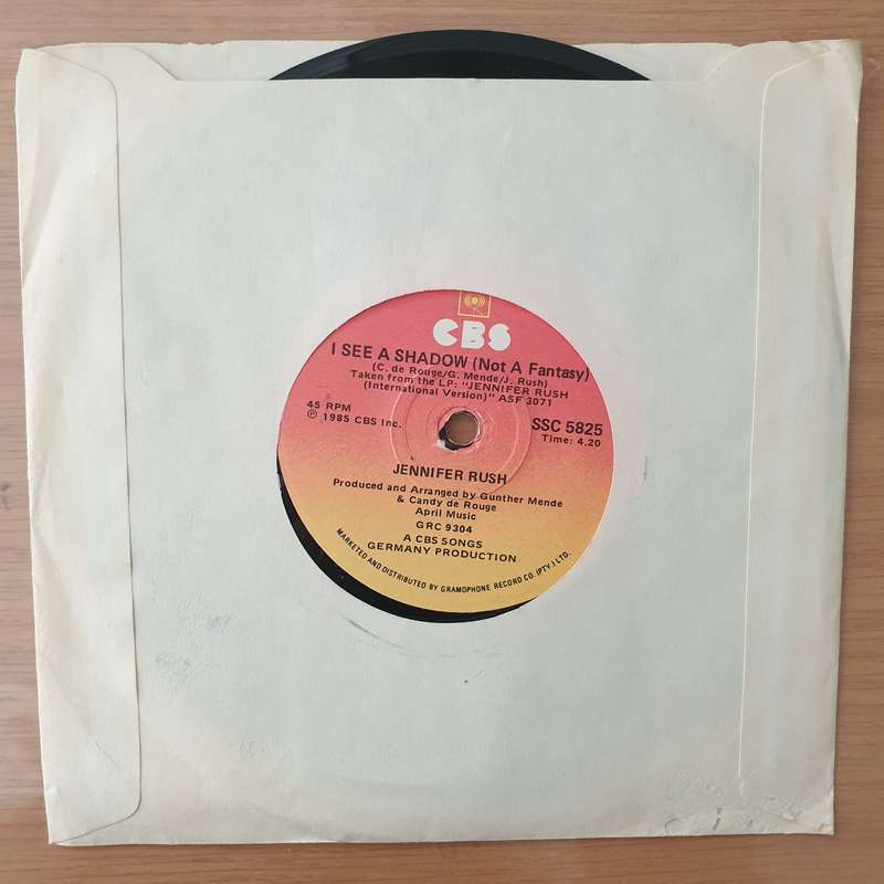 Jennifer Rush  The Power Of Love - Vinyl 7" Record - Very-Good+ Quality (VG+) (verygoodplus)