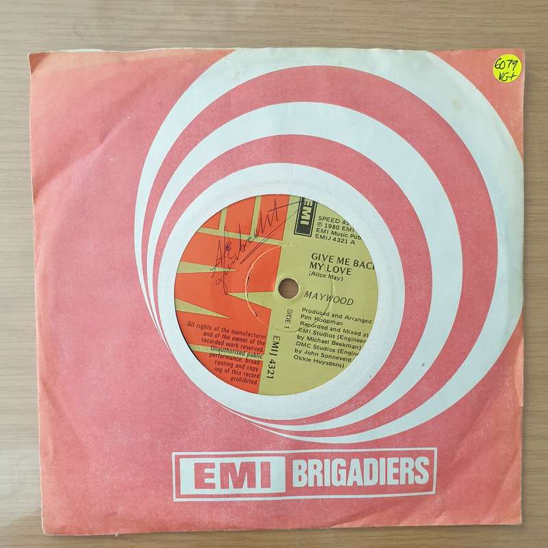 Maywood  Give Me Back My Love - Vinyl 7" Record - Very-Good+ Quality (VG+) (verygoodplus)