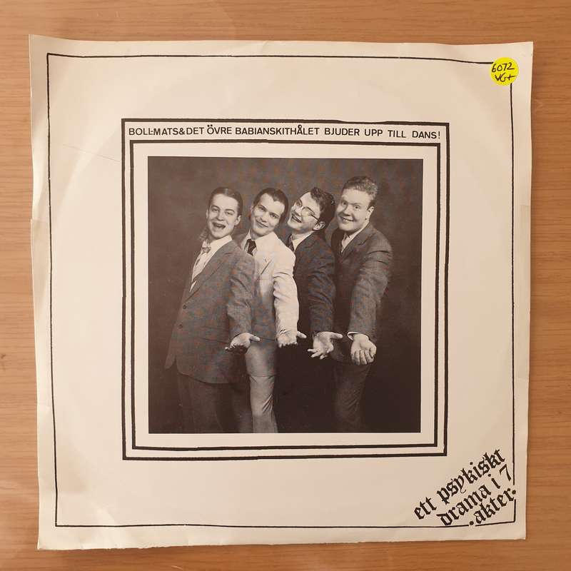 Rövsvett  Ett Psykiskt Drama I 7 Akter - Vinyl 7" Record - Very-Good+ Quality (VG+) (verygood...
