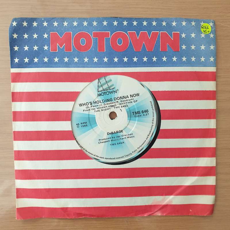 DeBarge  Who's Holding Donna Now - Vinyl 7" Record - Very-Good+ Quality (VG+) (verygoodplus)