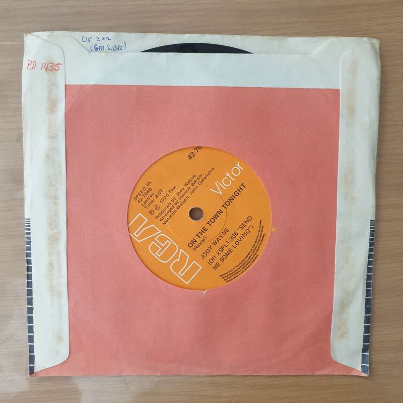 Jody Wayne - Sea of Heartbreak - Vinyl 7" Record - Very-Good+ Quality (VG+) (verygoodplus)