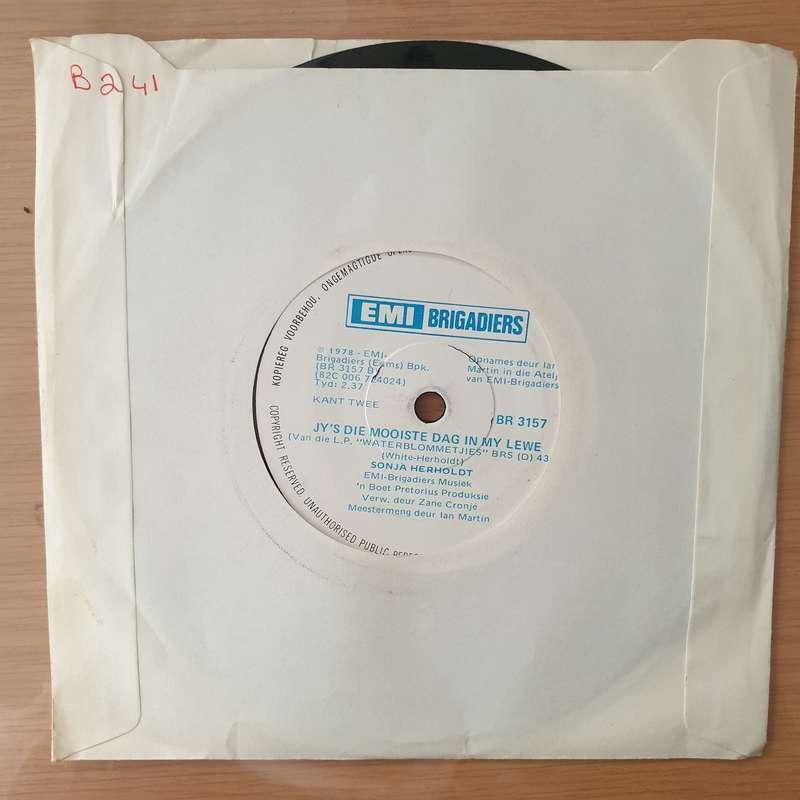 Sonja Herholdt  Ta'mossie Se Sakkie - Sakkie Boeredans - Vinyl 7" Record - Very-Good+ Quality ...