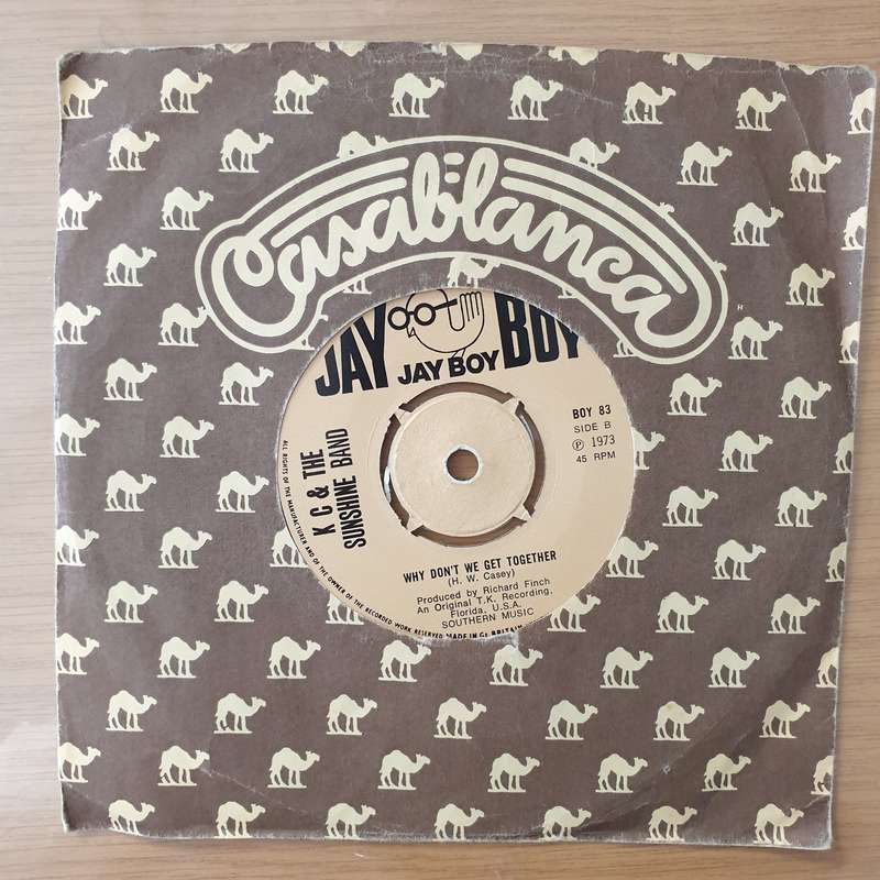 K C & The Sunshine Band  Sound Your Funky Horn - Vinyl 7" Record - Very-Good+ Quality (VG+) (A...