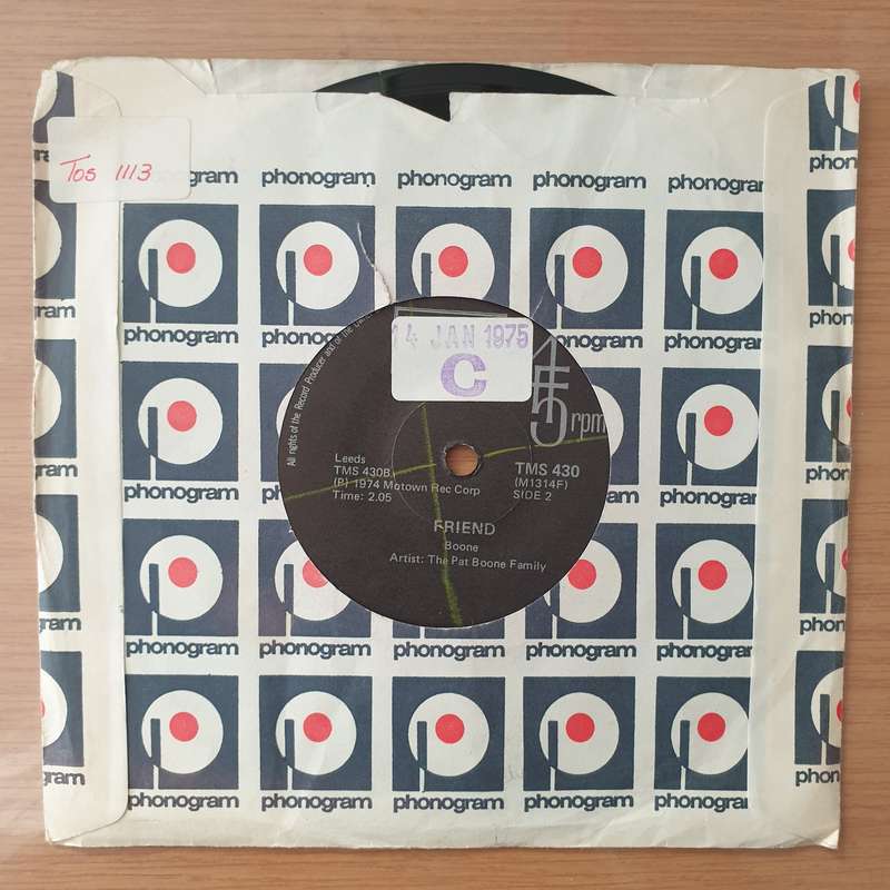 The Pat Boone Family  Please, Mr. Postman - Vinyl 7" Record - Very-Good+ Quality (VG+) (verygo...