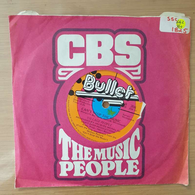 Village People  Can't Stop The Music / Milkshake - Vinyl 7" Record - Very-Good+ Quality (VG+) ...