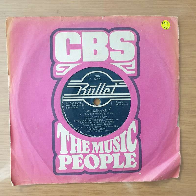 Village People  Can't Stop The Music - Vinyl 7" Record - Very-Good+ Quality (VG+) (verygoodplus7)