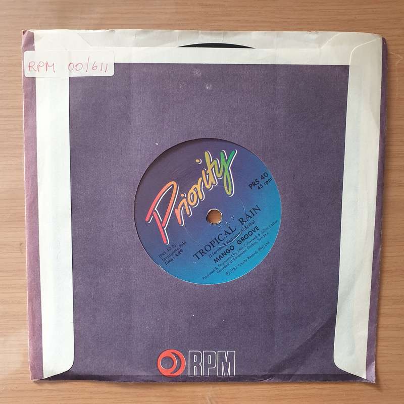 Mango Groove  Move Up / Tropical Rain - Vinyl 7" Record - Very-Good+ Quality (VG+) (verygoodpl...