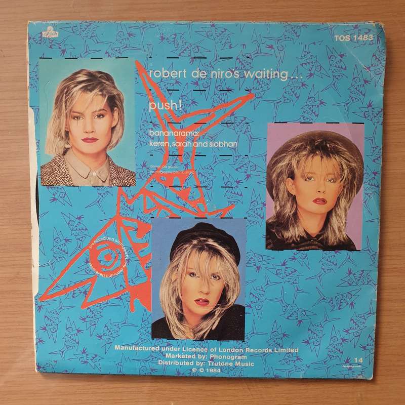 Bananarama  Robert De Niro's Waiting - Vinyl 7" Record - Very-Good+ Quality (VG+) (verygoodplus7)