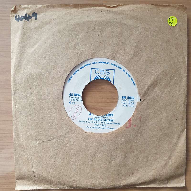 The Nolan Sisters  I'm In The Mood For Dancing (Rhodesia)  - Vinyl 7" Record - Very-Good- Qual...